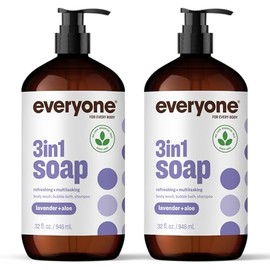 Everyone 3-In-1 Soap, Lavender and Aloe, 32 Ounce, 2 Count