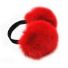 Hima 100% Real Fox Fur Winter Earmuff, Made in US