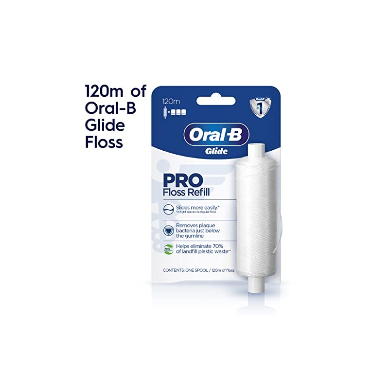 Oral-B Glide PRO Recambio de hilo dental, 393.7 ft