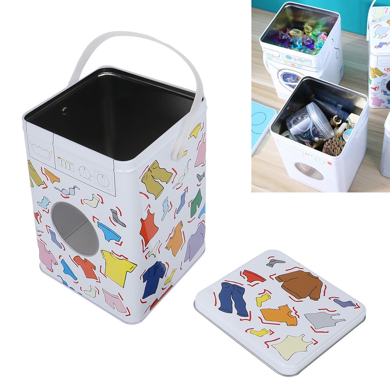Laundry Detergent Powder Storage Box Simple Unique Cute Household Item