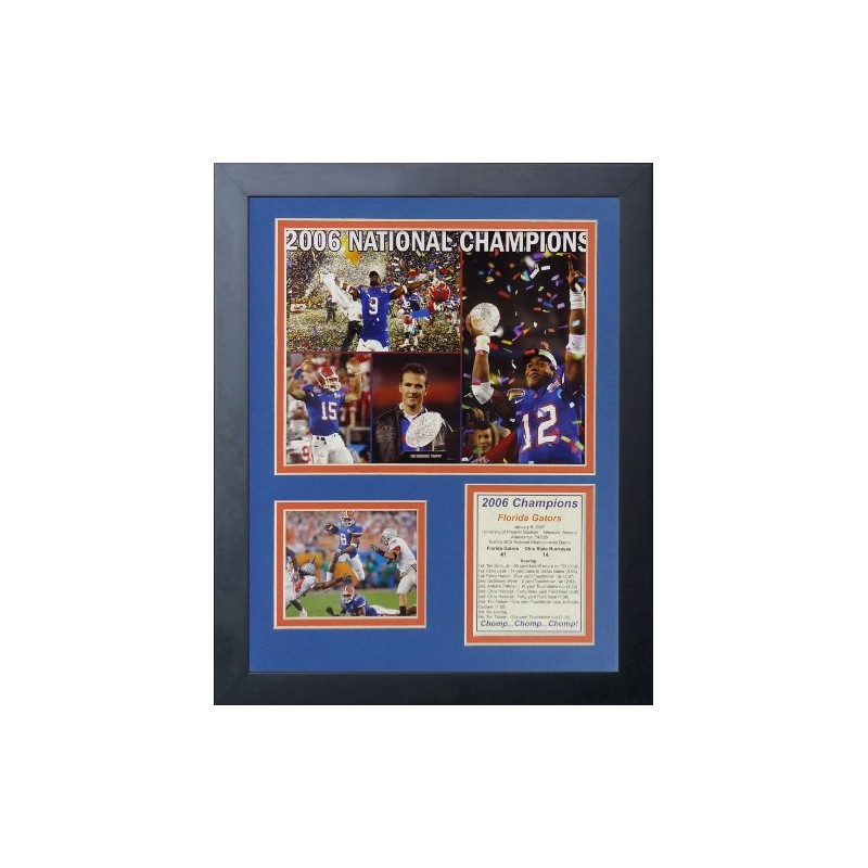 Legends Never Die "2006 Florida Gators National Champions" Framed Photo