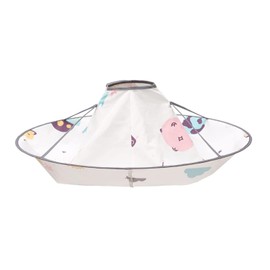 Cluoling Hairdressing Cape, Hair Apron, Cut Cloth, Children's Haircutter, Baby Haircutter, Compact Hair Apron, Foldable, Easy Storage, Waterproof, Easy Care, Magic Sticking