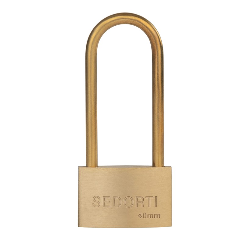 SEDORTI Weather Proof Lock, Keyed Alike Solid Brass Padlocks with