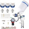 ENDOZER Professional HVLP Spray Gun Set Gravity Feed Air Spray