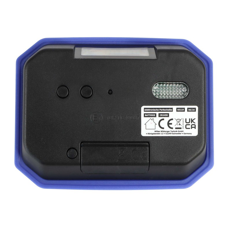 Wiltec Electronic Parking Disc, Digital Parking Meter with KBA Approval,