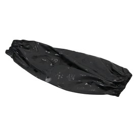 Sarini 4 Pairs Waterproof Oilproof Arm Sleeves Oversleeves,Cleaning Protective Kitchen Tool,Gardening Tool (Blue,Black)