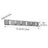 Modern 6-hooks Polished Nickel Wall-Mounted Metal Hooks for Living Room