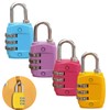 4 Pcs Luggage Locks, Small Padlocks for Suitcase, Travel Security