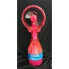O2COOL Deluxe Handheld Battery Powered Water Misting Fan Pink