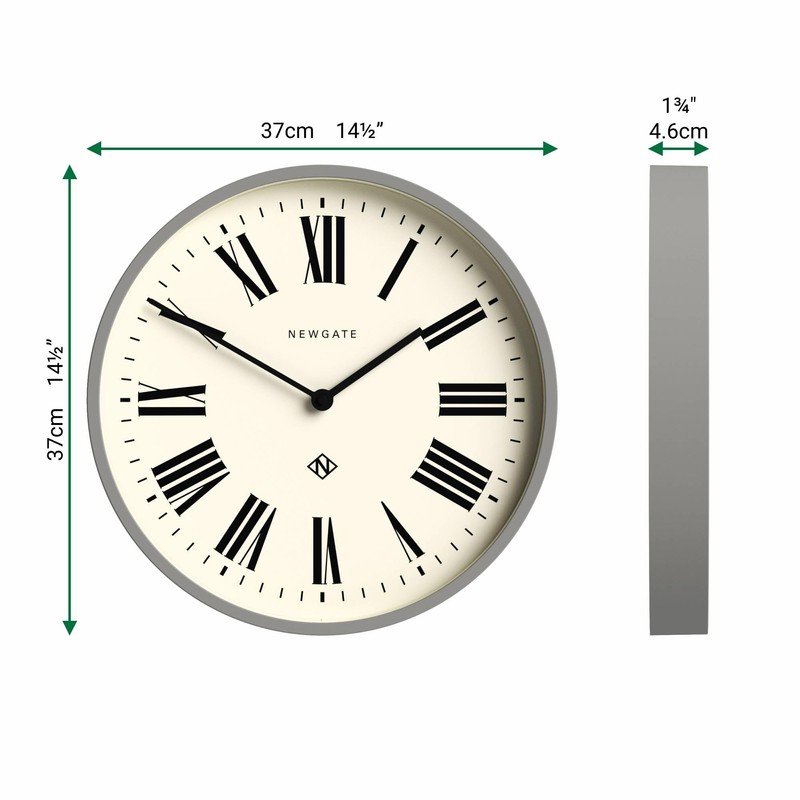 NEWGATE® Number Three Italian Wall Clock | Modern Round Clock