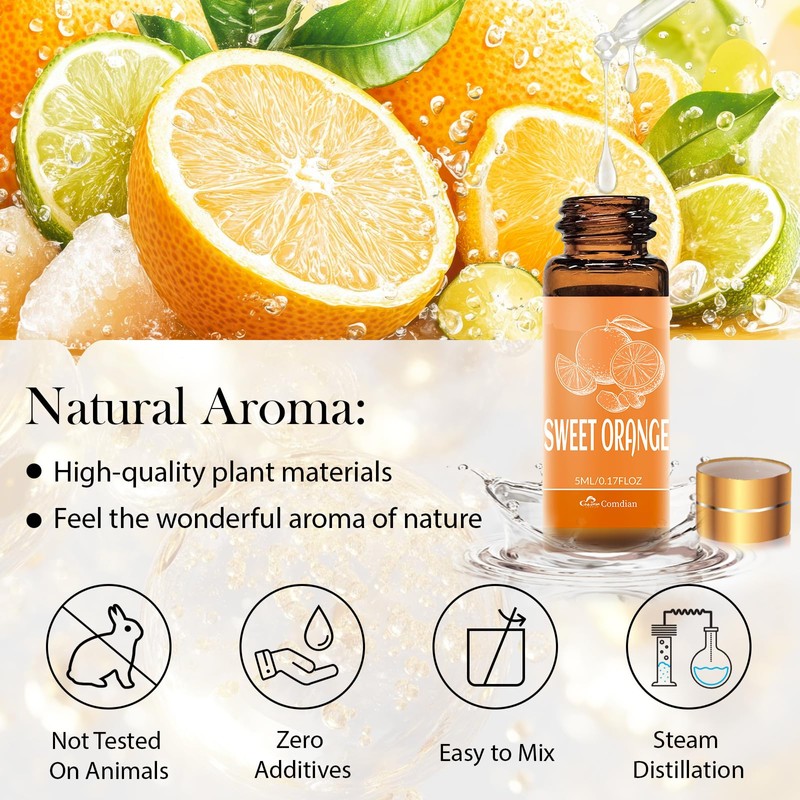 Essential Oil Set, 15 Pcs Fragrance Aromatherapy Oils for Skin,