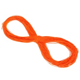 PATIKIL Cuerda Elástica Resistente de 109 Yardas (100M) y 1.5mmde Grosor Color Naranja para Manualidades Costura Correas de Gancho Camping y Amarre