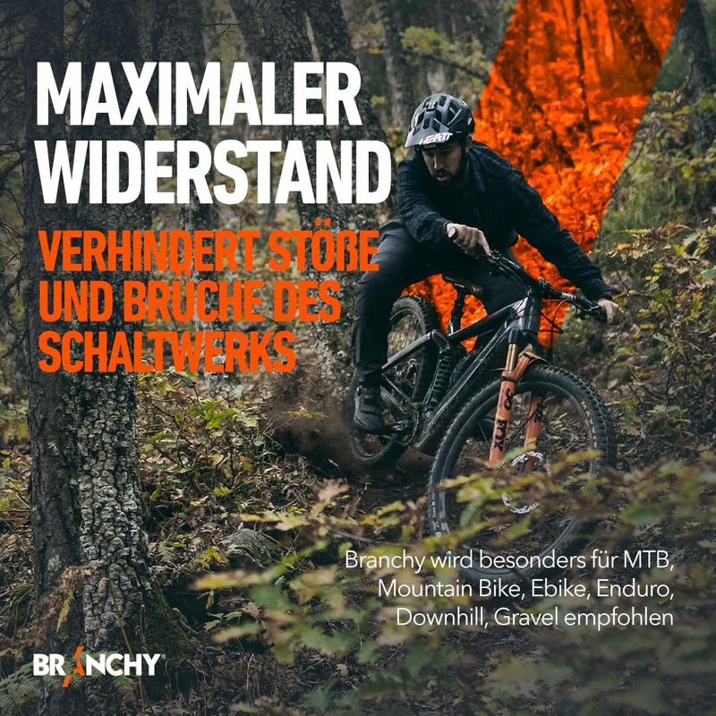 Branchy Protection Bicycle Rear Derailleur Protector - Prevents Shock and