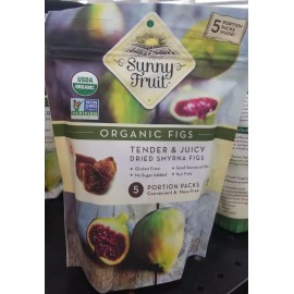 SUNNY FRUIT 2 PACK SUNNY FRUIT ORGANIC FIGS TENDER & JUICY DRIED SMYRNA FIGS GLUTEN FREE
