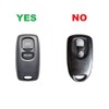 Mazda Key Remote Shell Housing Replacement – 2 Keys –