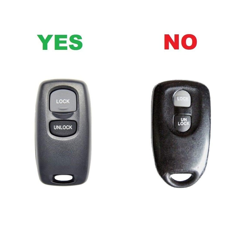 Mazda Key Remote Shell Housing Replacement – 2 Keys –