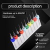 KATUR 10 PCS Mini PCB Drill Bits 0.1-1.0mm, Carbide Spiral