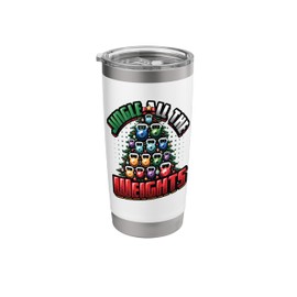 Kettlebell Christmas Workout Stainless Steel Insulated Tumbler