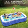 OEVES Inflatable Swimming Pool for Kids and Adults Full-Sized Family