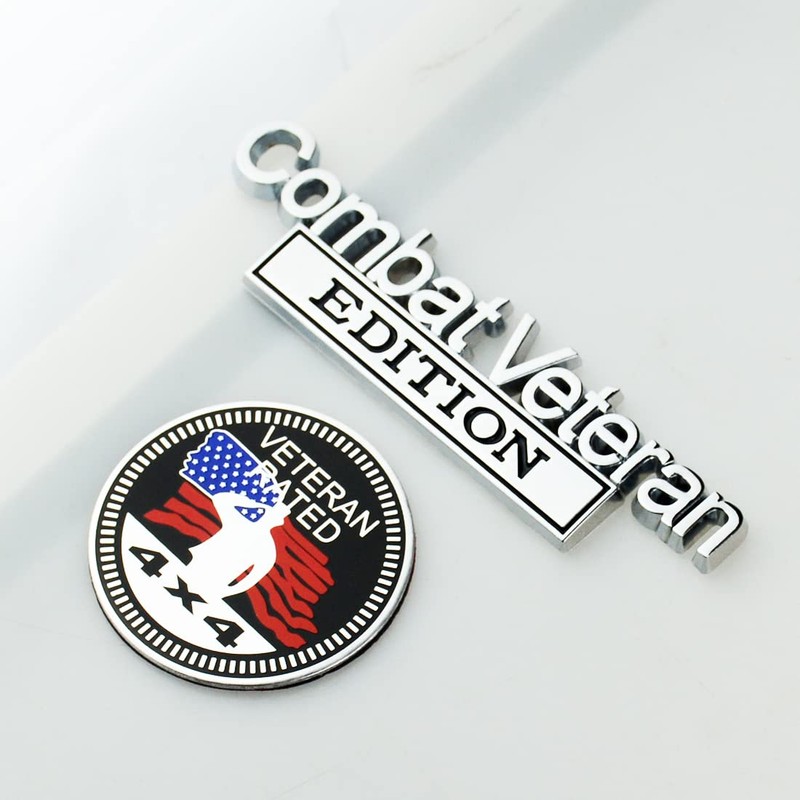 Set of 2 Combat Veteran Edition & 4x4 Rated Metal