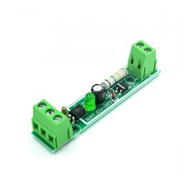 Hailege AC 220V Optocoupler Module (1 Channel) AC Optocoupler Alternating Current Detect Module 3-5V or PLC 24V Level Power for PLC MCU