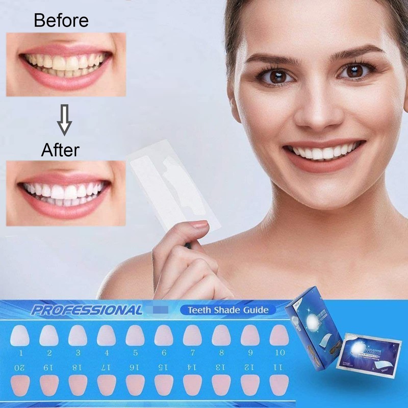 Rpanle Teeth Whitening Strips, 14 White Strips Teeth Whitening Kit,