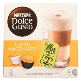 Nescafé Dolve Dusto Latte Macchiato Coffee, 16 Capsules (8 Servings)