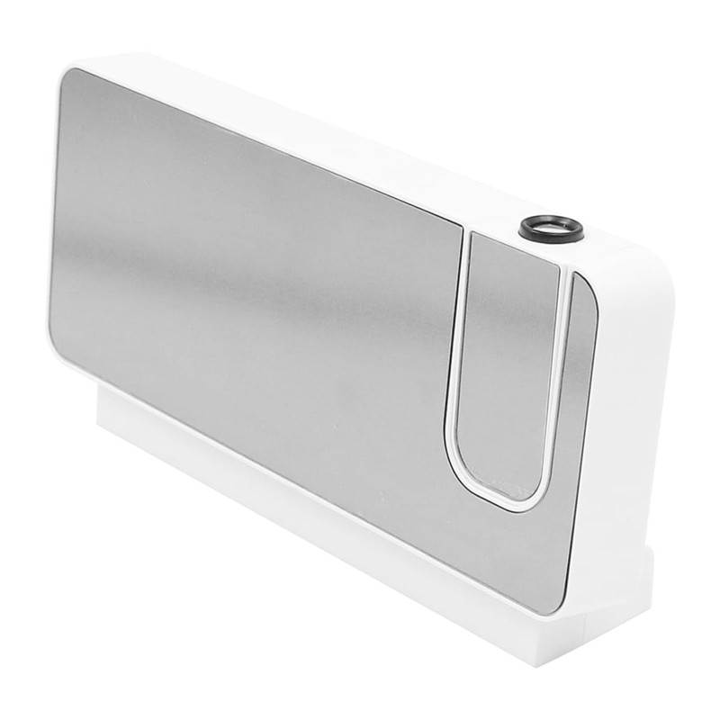 POFET Projection Alarm Clock with Rotatable Projector, Night Light, USB