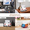 2 Pack Tissue Box Cover Holder, Red Poppies Hummingbirds Rectangle