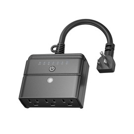 BN-LINK Outdoor Light Timer, Waterproof Plug-in Dusk-to-Dawn Controller with 3 Grounded Outlets for Christmas & Halloween String Lights, 15A 1/2HP, ETL Listed