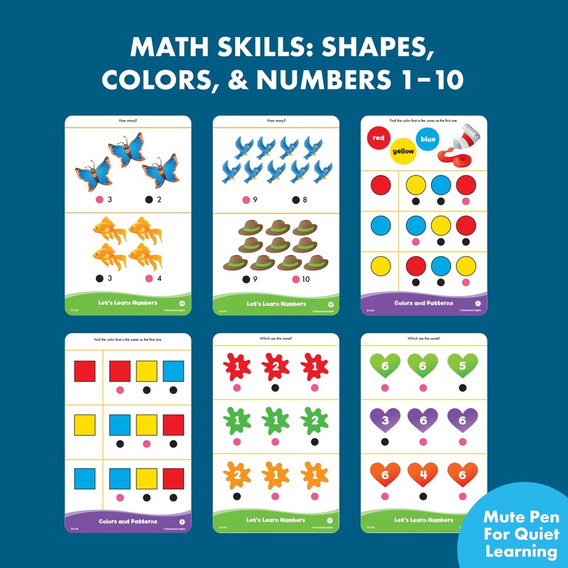 Educational Insights Hot Dots Getting Ready for School! Set -