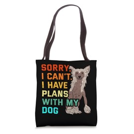 Chinese Crested Lover Dog Owner Fur Parent Trainer Tote Bag