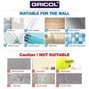 Gricol Corner Shower Basket, No Drilling Required, Aluminium with Hooks,