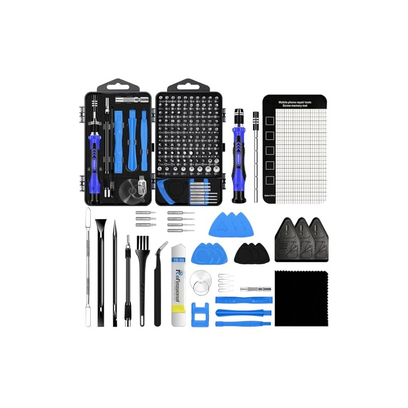 KIROGILY Juego de Desarmadores 138 en 1, para Phone, Laptop,