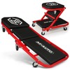 M-AUTO Foldable Z Creeper 2-in-1 Rolling Folding Car Creeper &