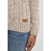OXMO Phia Women's Chunky Knit Jumper - Dune (795409) Plain,