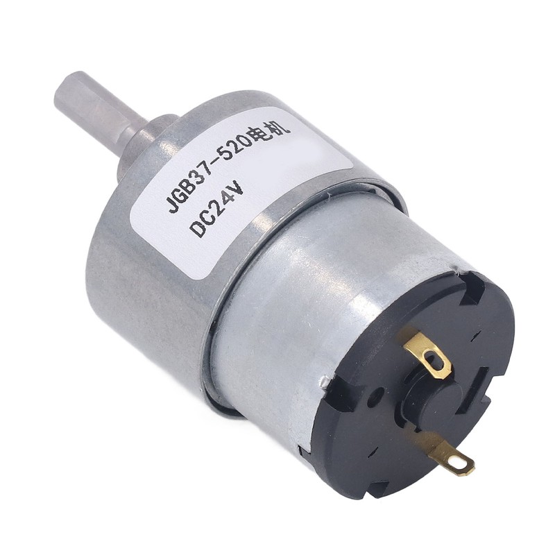 DC Gear Motor Aluminum Alloy Shell Rustproof Low Friction Brass