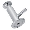 1pc 2inch(50.5mm) Ferrule Sanitary Stainless Steel SUS304 Sampling Valve