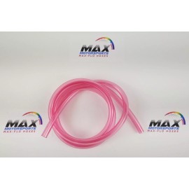 MAX-FLO 4' ft Fuel Line 3/16" ID X 5/16" OD PINK POLYURETHANE ATV MX Gas Hose Tubing