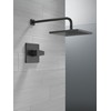 Delta Faucet Modern 14 Series Matte Black Shower Faucet, Delta
