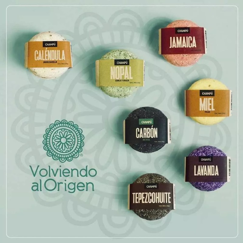 Volviendo al Origen Champú Sólido Jamaica 2 De 120g Volviendo