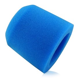 LEFXMOPHY MV7 Windscreen，Mic Foam Cover Replacement for Shure MV7 MV7X Microphone Pop Filter, Blue Wind Muff
