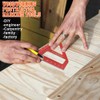 square protractor,Multi Angle Measuring Ruler, Aluminum Alloy Woodworking Square Protractor,
