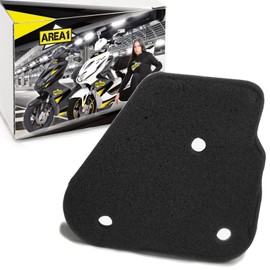 Area1 Air Filter Insert for 50cc 2T Compatible with Yamaha Aerox 50 R/Naked Neos Jog R BWS Why Slider, Fits MBK Nitro Booster Ovetto MachG Stunt, Malaguti F12 15 Benelli K2 491 Ark
