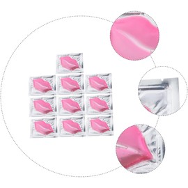 Almohadillas Labiales de Colágeno Exfoliantes 15 Unidades para Cuidado Nocturno de Labios Secos y Agrietados en Mujeres Tamaño Estándar
