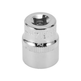 INFINAUTO Impact Socket 25mm for Car Motorcycle Dirtbike Repair Hardware Tool CR-V Silver Tone Durable 6 Point 14mm 1/4 Inch Drive