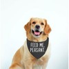 JXGZSO 1 Piece Feed Me Peasant Triangle Dog Bandanas Rude