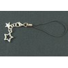 Miniblings Pendant Silver Christmas Star Asterisk Cell Phone Pendant