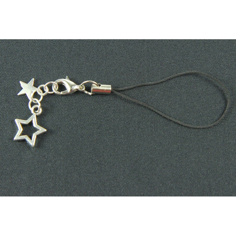 Miniblings Pendant Silver Christmas Star Asterisk Cell Phone Pendant