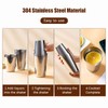 14PCS/Set Bartender Kit Bar Tool Set Sturdy Stainless Steel Cocktail